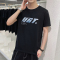 夏季男士短袖t恤宽松棉质白上衣服圆领男装半袖潮流体恤 莎丞
