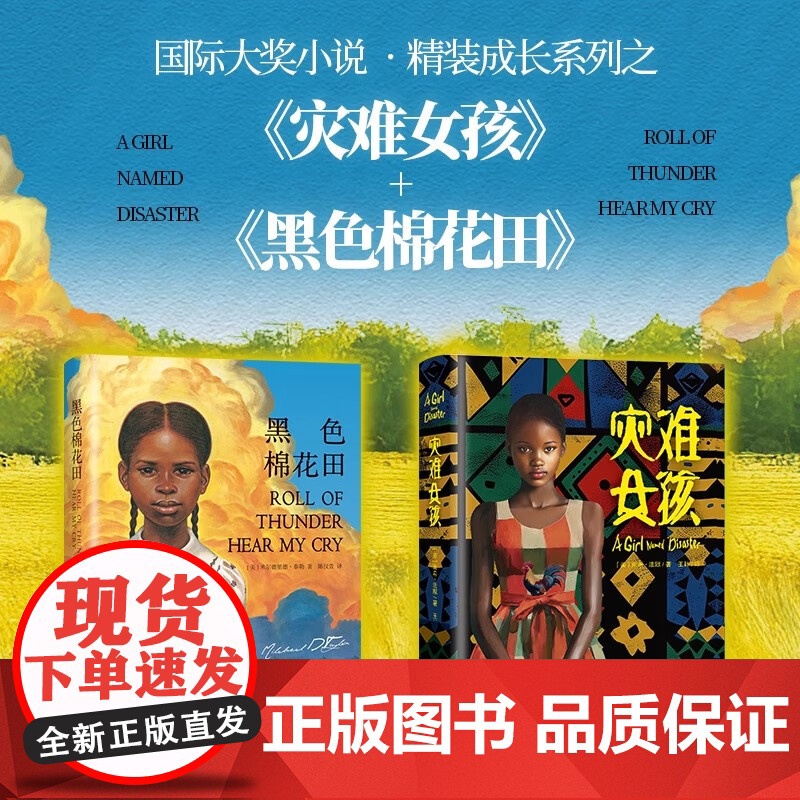 黑色棉花田+灾难女孩 精装 国际大奖小说成长系列 关于勇气、爱和信念的成长教科书 纽伯瑞获奖作品 天下智慧