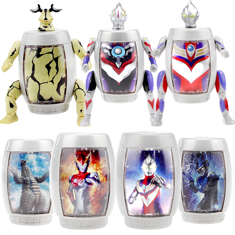 灵动创想罗索奥特曼迪加迪迦奥特曼布鲁雷德王怪兽奥特胶囊玩具罗索雷