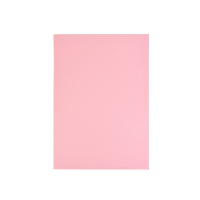 史泰博80g彩色复印纸进口原纸a4粉红色100张包视频