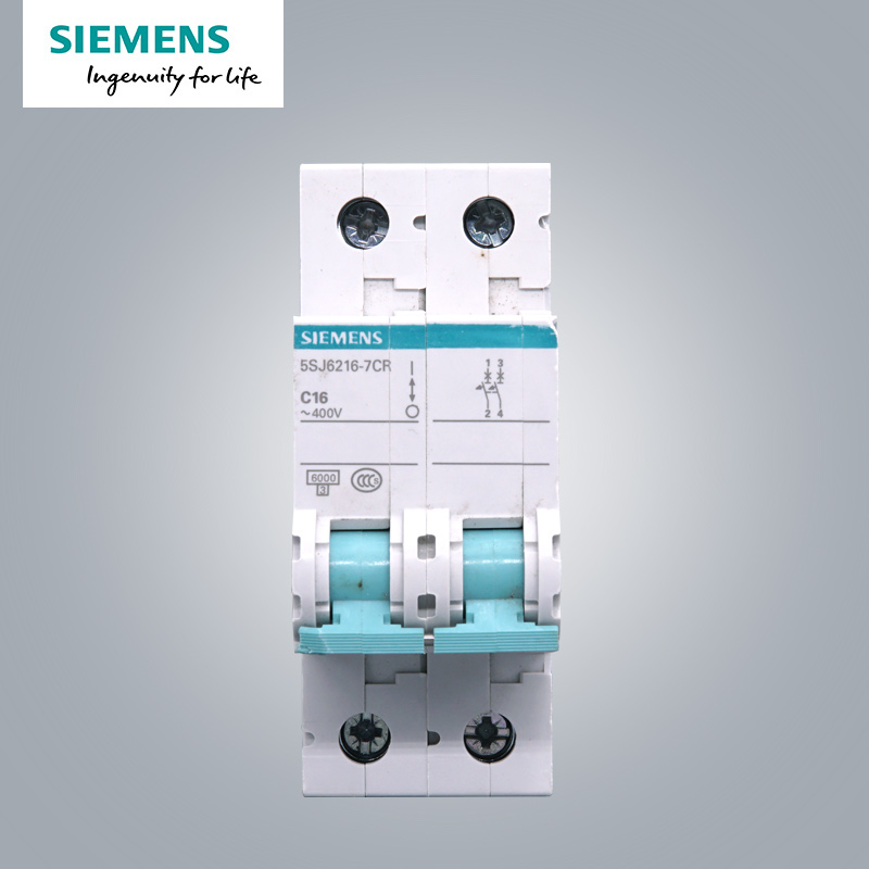 西门子(SIEMENS) 空气开关2P双进双出 16A标准型断路器5SJ62167CR高清大图