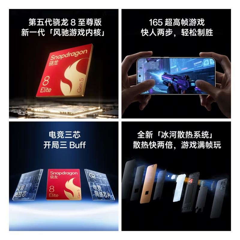 [全新]一加Ace 6 16GB+256GB 闪白 骁龙8至尊版 7800冰川大毫安 165Hz刷新率 120W 双卡5高清大图