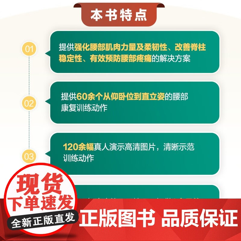 腰部康复训练 提升稳定性灵活性与缓解疼痛的针对性练习 布赖恩·里奇(Brian Richey) 著 运动高清大图