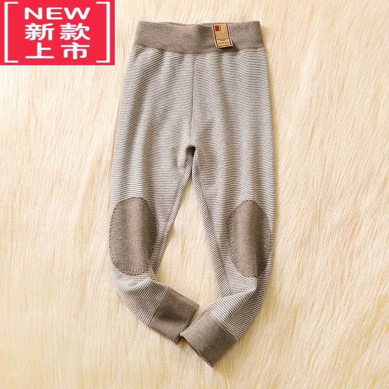 可莉允儿童秋裤冬新款男童护膝加绒保暖裤宝宝加厚绒裤男孩打底裤中大童图片