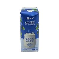 蒙牛 纯甄 巴氏热处理风味酸奶 蓝莓果粒风味酸奶 200g*10 营养早餐酸奶 礼盒装休闲办公室饮品
