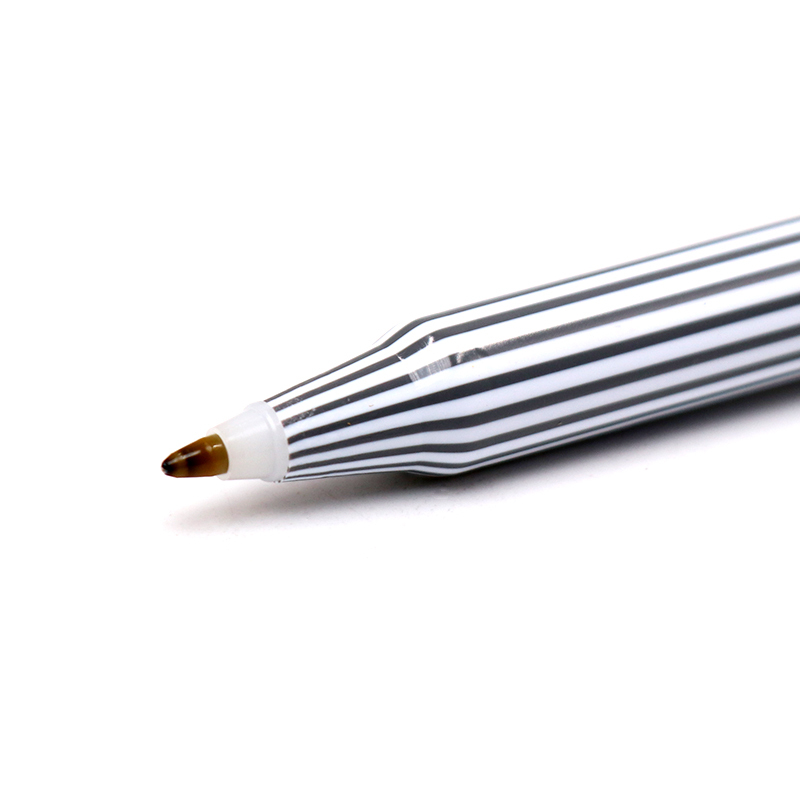 百乐（PILOT）BL-5M 条纹中性笔签字笔 超顺滑水笔 黑色 0.8mm 6支/袋