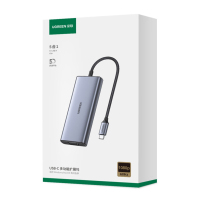 绿联（UGREEN）Type-C扩展坞VGA拓展坞多USB高速接口一拖四分线器通用苹果mac mini电脑