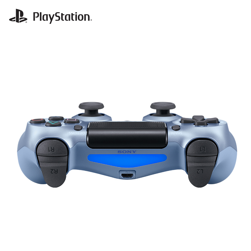 索尼(SONY)PlayStation 4 PS4原装游戏手柄 Pro无线手柄 国行正品 钛金蓝 全新配色