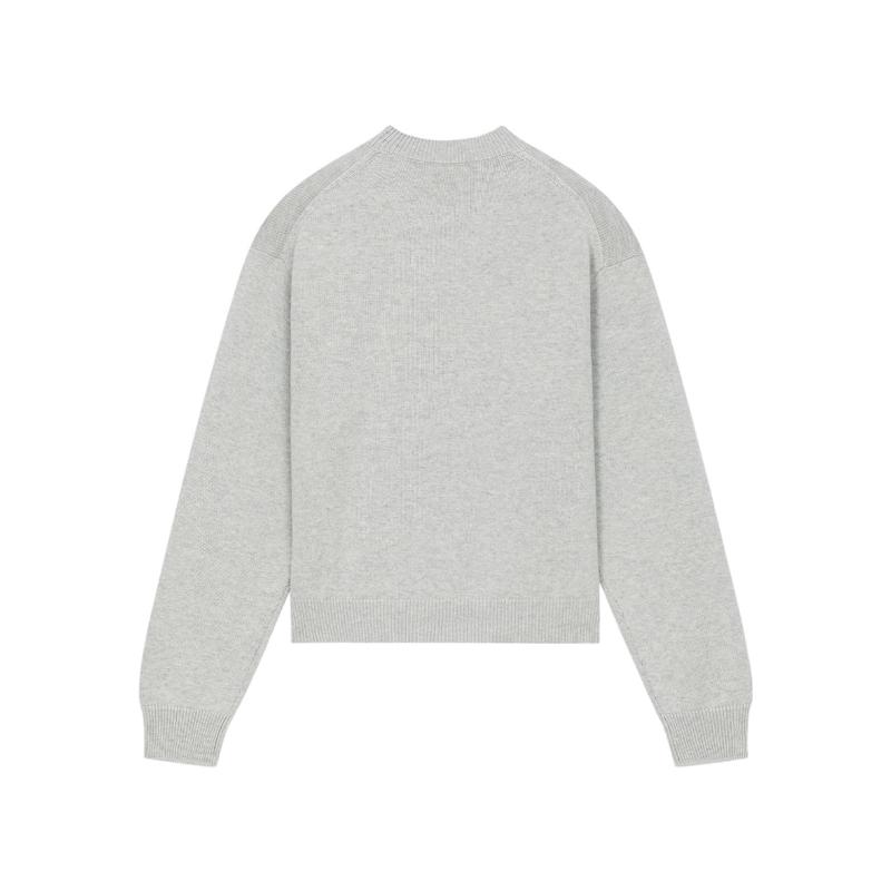 高田贤三(Kenzo)羊毛混纺圆领卫衣女款休闲百搭KENZO虎头刺绣运动高清大图