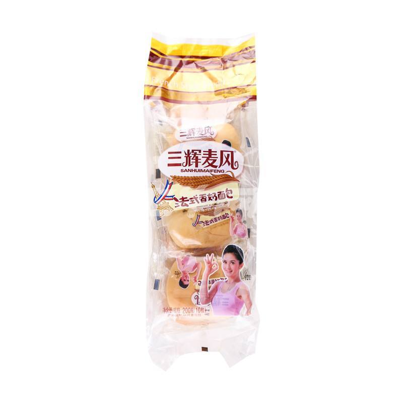 三辉麦风 法式香奶面包200g/袋