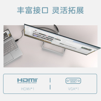 惠普(HP)524sw 星Vision 24 23.8英寸 IPS面板 100Hz 家用办公电脑显示器 300nit 硬件滤蓝光 1500:1对比度 超薄微边框 高清显示屏幕