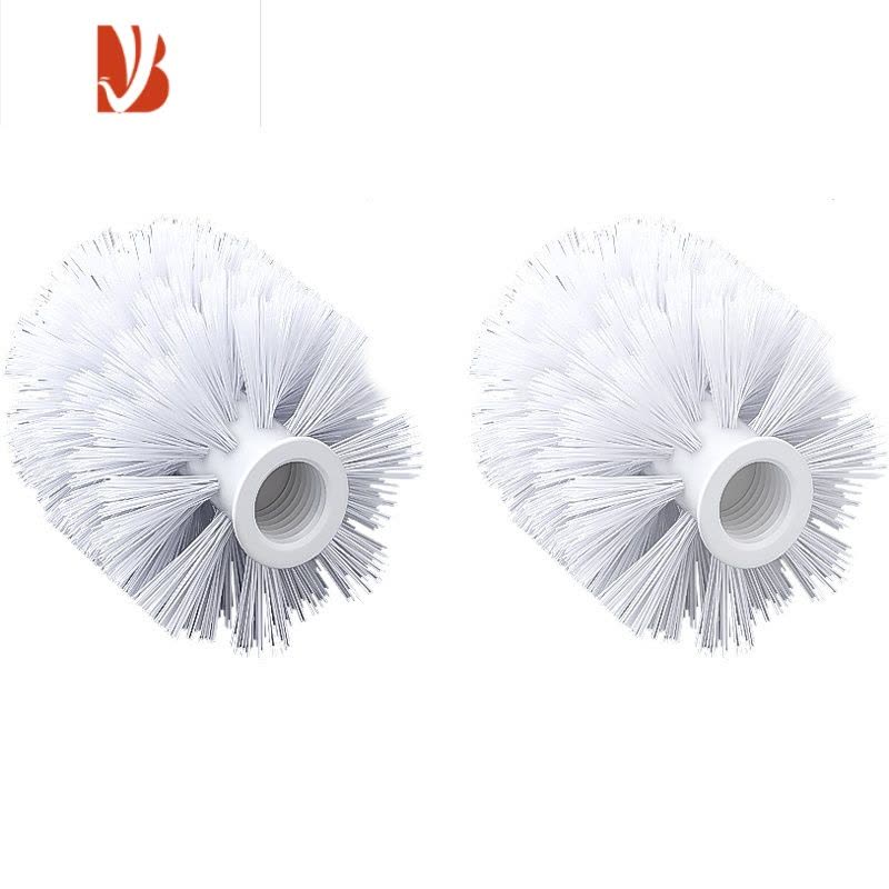 三维工匠马桶刷刷头家用卫生间浴室毛刷替换头通用可换无死角清洁软毛刷子图片