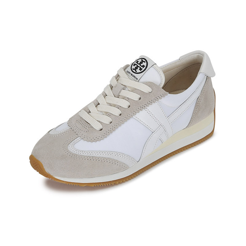 托里·伯奇 tory burch 奢侈品 tb女鞋 尼龙/绒面革hank系带休闲运动