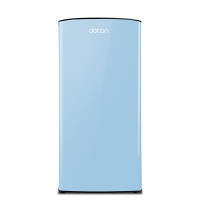 东宝(dobon)BC-150E冰箱冷藏软冷冻单门家用直冷小冰箱复古个性冰箱大容量一键除霜淡漠蓝
