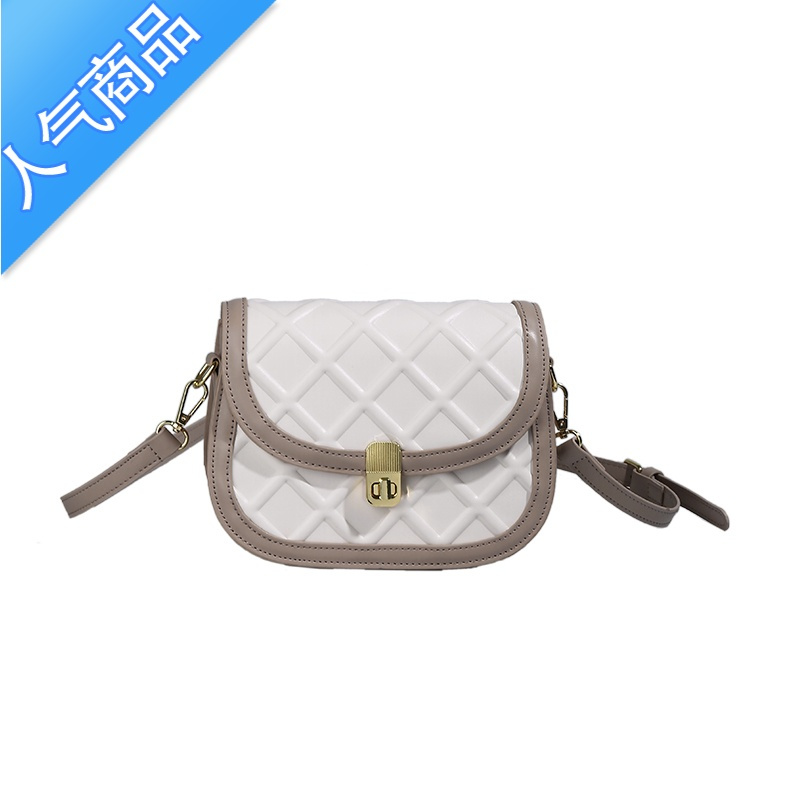 封后プラダ2022新款质感洋气简约马鞍包时尚休闲百搭斜挎包潮女斜挎包