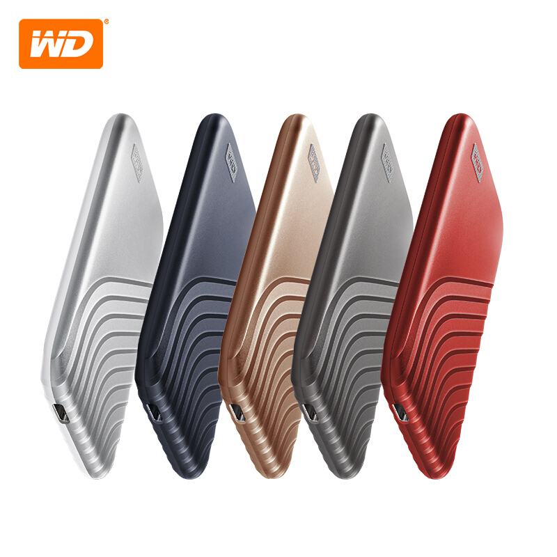 西部数据(WD)1TB 移动固态硬盘My Passport随行SSD type-c接口 1050M/s 手机笔记本外接高清大图