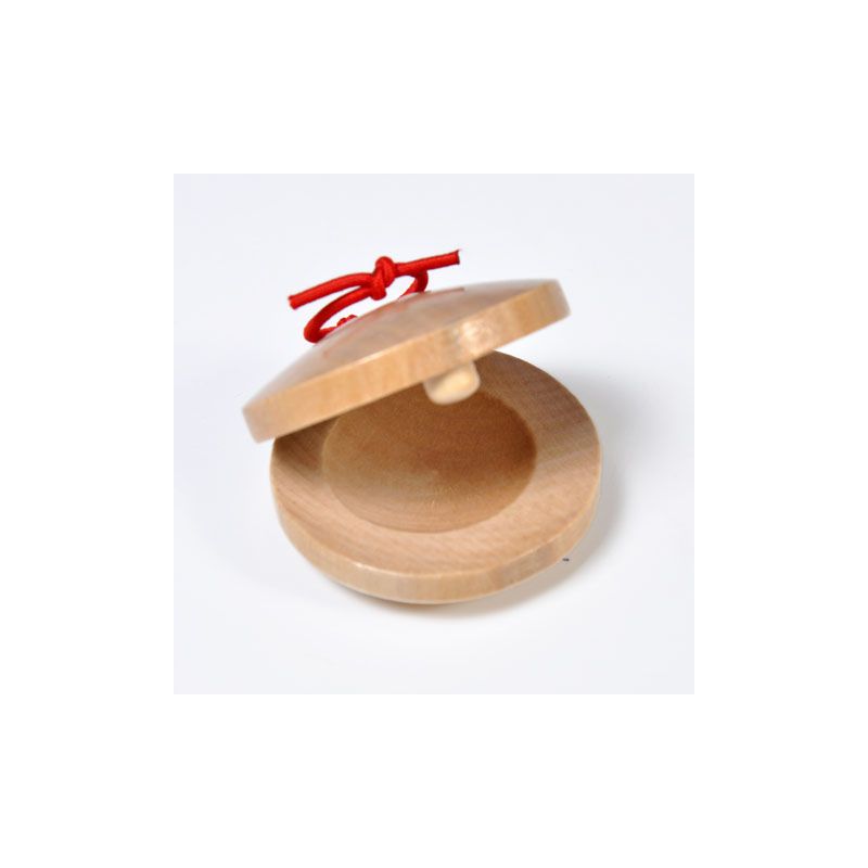 奥尔夫乐器玩具 三句半木制快板 儿童音乐教具原木响板圆舞板