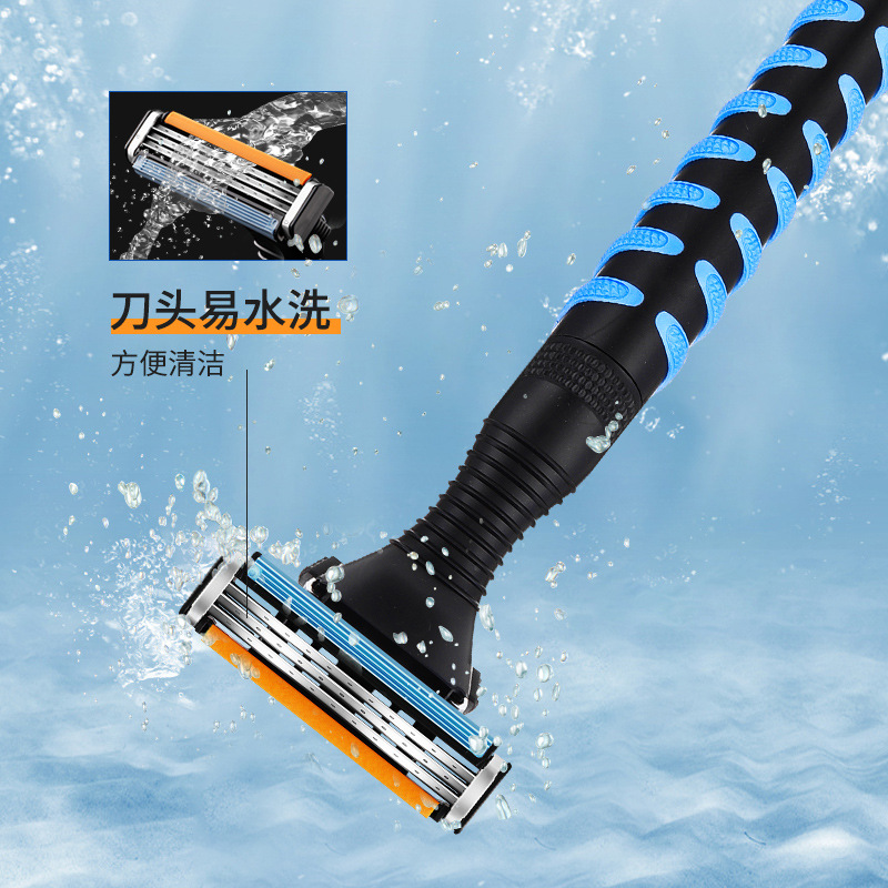 吉列剃须刀头威锋3系2刀头手动刮胡刀男士吉利锋速剃须刀头 威锋三2刀头高清大图