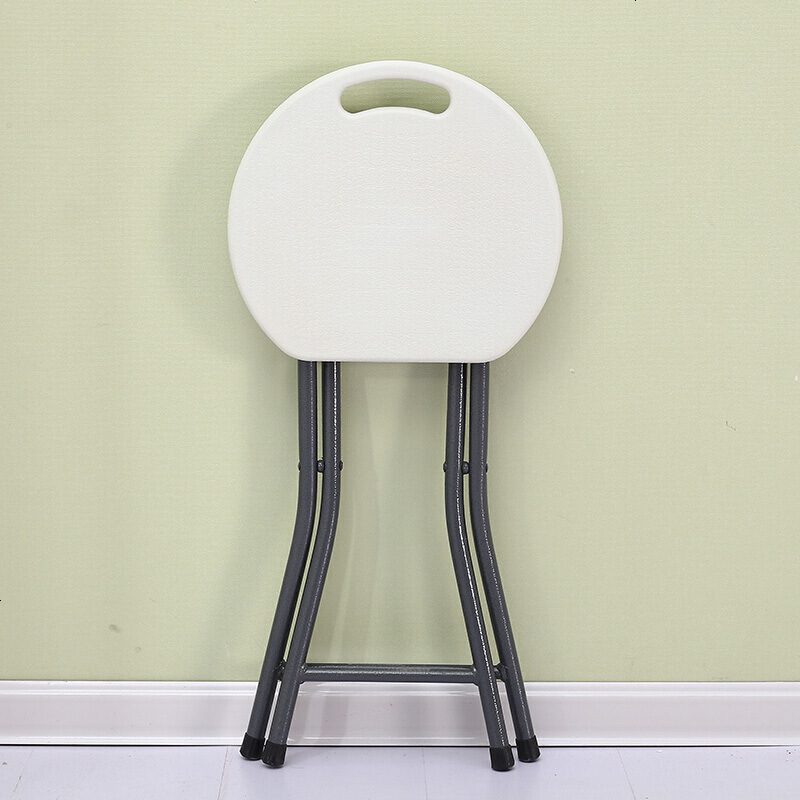 折叠凳圆板凳塑料便携小凳子折叠椅子家用高凳户外简易加厚