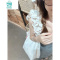 BANGDOU小众设计碎花荷叶边帆布包包女2024新款可爱少女百搭通勤腋下包