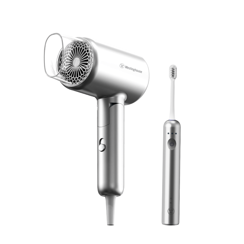 西屋westinghouse 个人护理套装 WL-HHL2518 银色 电吹风+ 电动牙刷