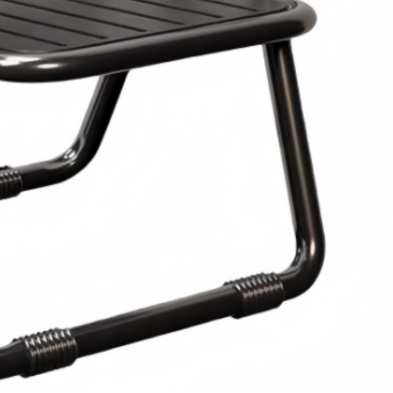 乐琪艺 折叠椅 黑色 把高清大图