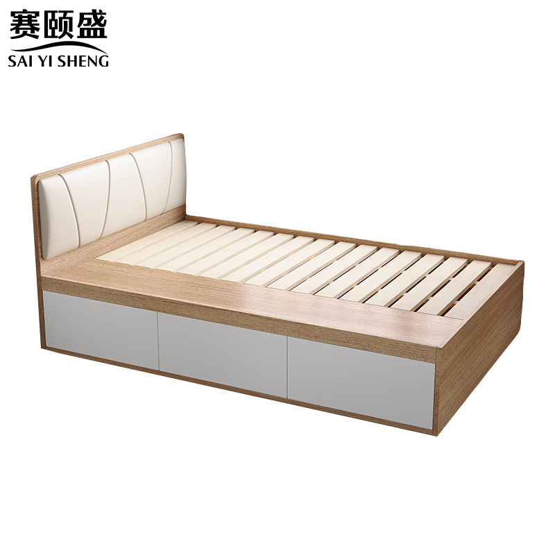 赛颐盛简约双人床高清大图