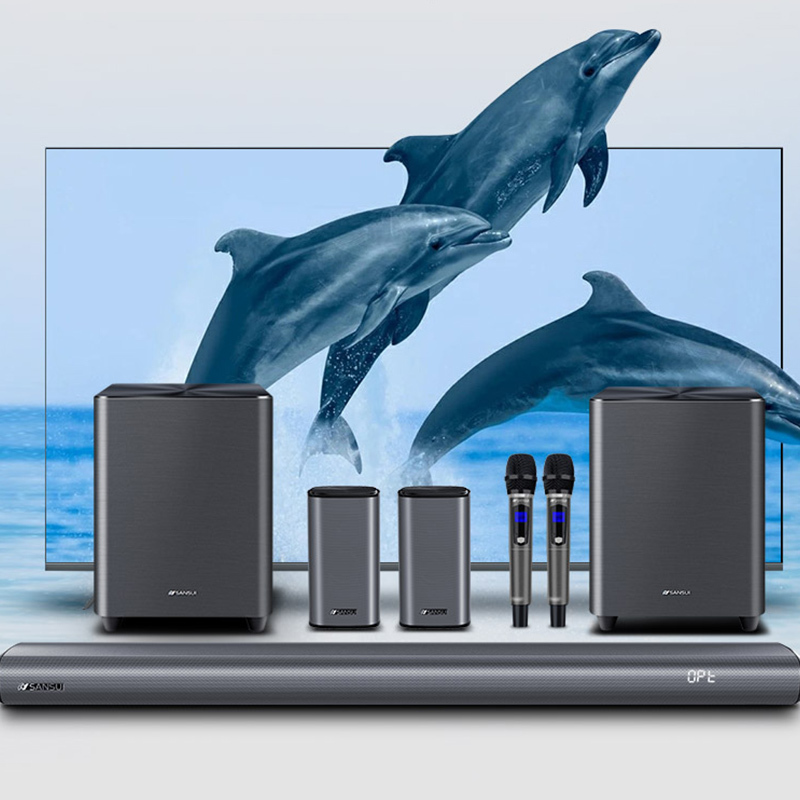山水95q家庭影院音响卡拉ok套装5.