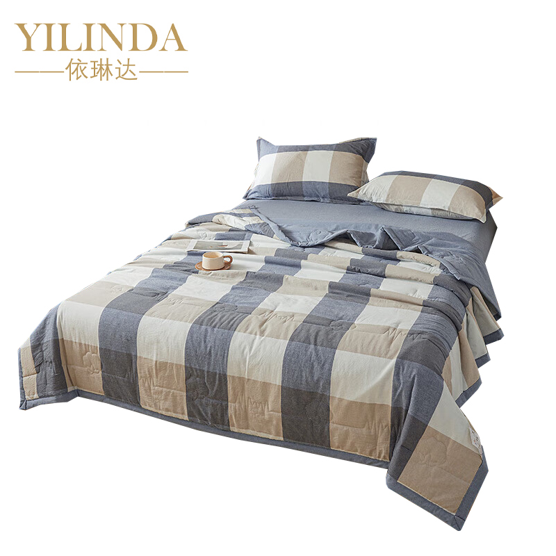 依琳达 格子款夏凉被 2000*2300mm 张