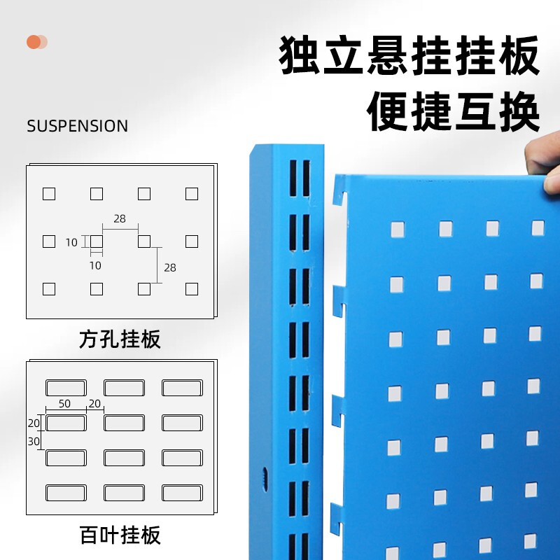 尔迈 重型钳工工作台防静电操作台工厂车间多功能维修工具台 1.5米 F款高清大图