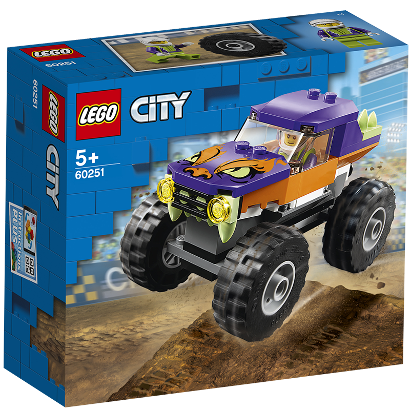 LEGO乐高城市系列巨轮越野车60251 男孩女孩5岁+生日礼物 玩具积木