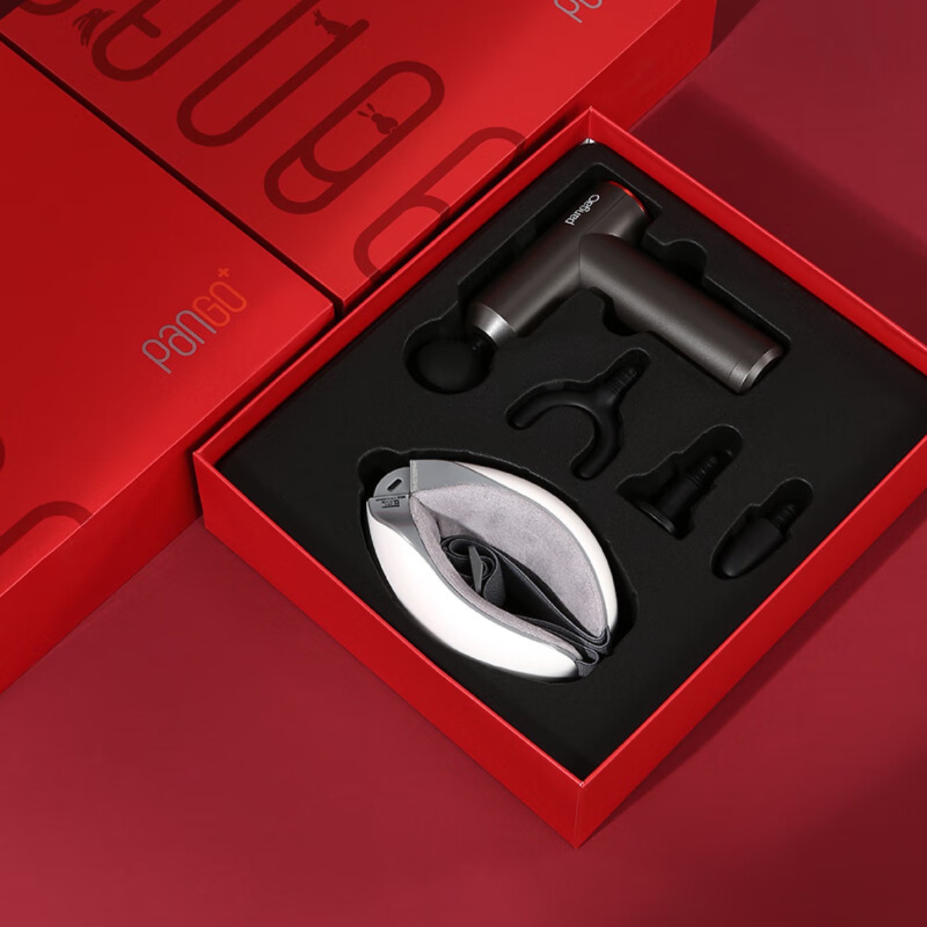 攀高(pangao) 筋膜枪+智能眼部按摩仪PG-M190+EYE5 灰色高清大图