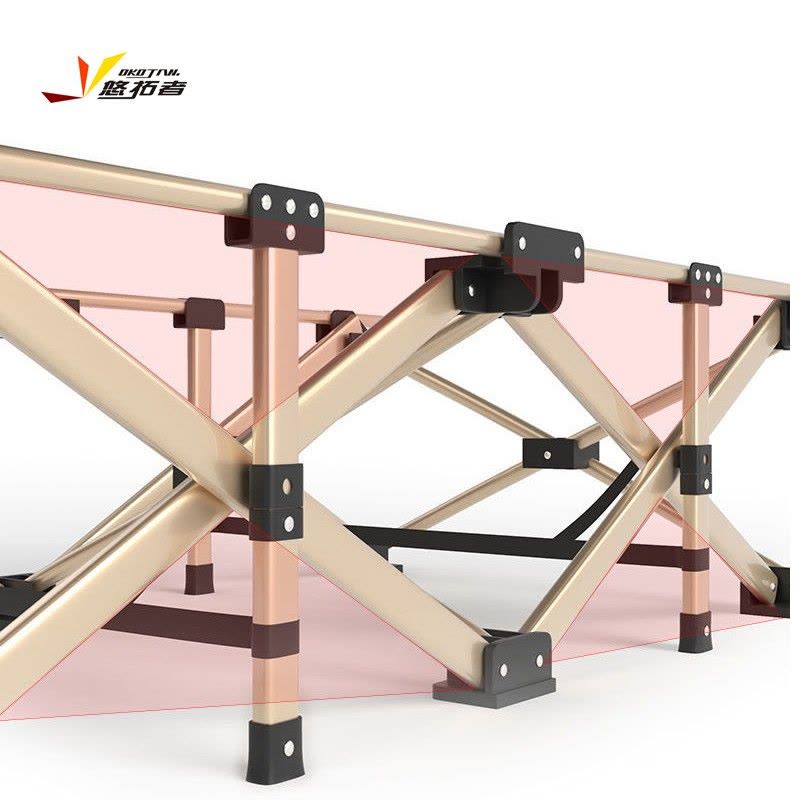 悠拓者(OKOTAN) YT-ZY009 便携式休闲躺椅行军床 190*67*(53-41)cm图片