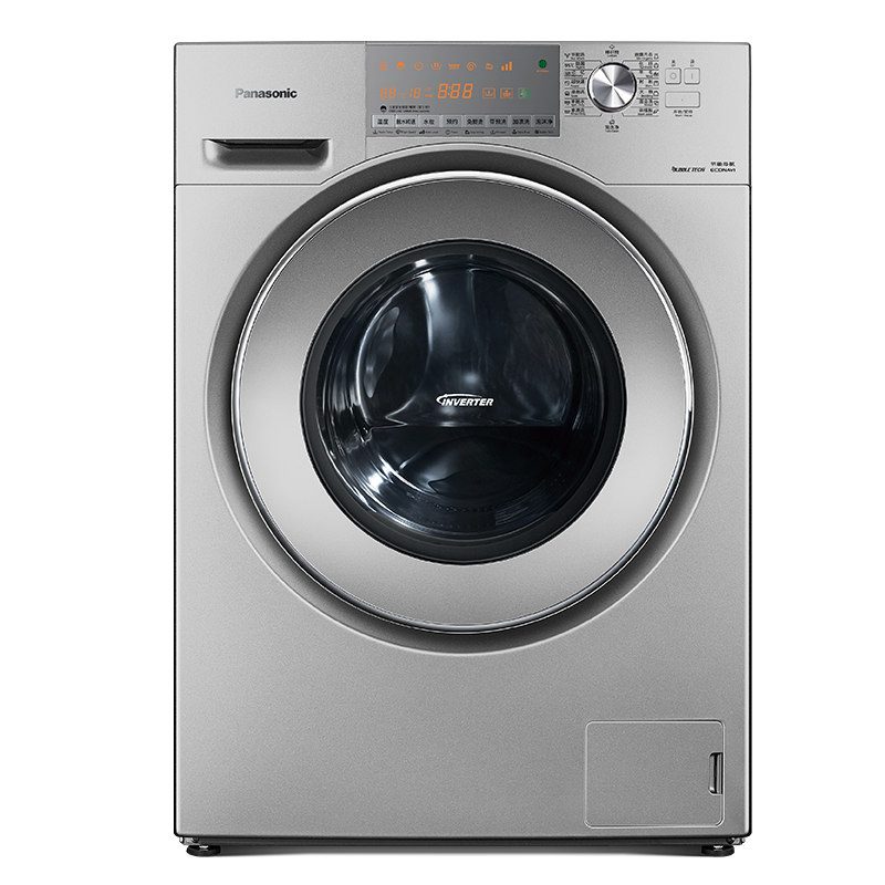 松下(Panasonic) 10公斤滚筒洗衣机 XQG100-E155H
