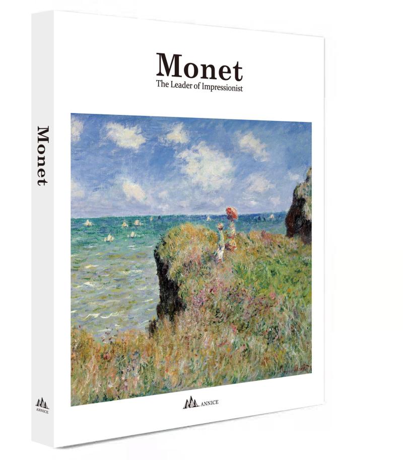 [正版]英文原版莫奈素描手绘手稿作品集Monet莫奈画册印象派大师Monet莫奈作品集monet莫奈手绘插画素描手稿六款高清大图