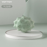YOTTOY筋膜球按摩球足底腰脚底背部肌肉放松肩颈膜花生球瑜伽健身足弓球 钻石筋膜球 AM23Q02 绿色 5cm