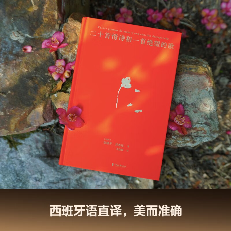 [正版]二十首情诗和一首绝望的歌 聂鲁达 西班牙语直译 精装典藏版 经典情诗集 诺奖诗人 外国诗歌 果麦出品 浙江文艺高清大图