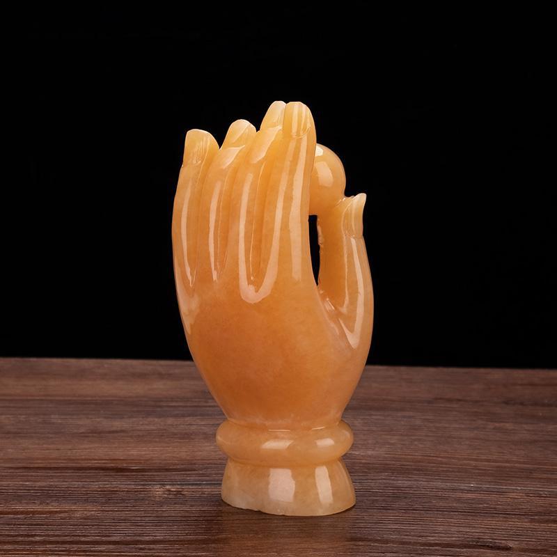 家柏饰(CORATED)佛手明珠摆件福寿家居供奉饰品客厅玄关禅意摆设高清大图