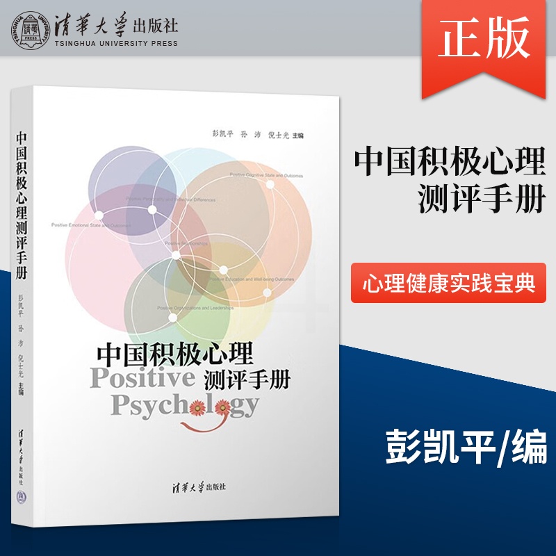 [正版] 中国积极心理测评手册 彭凯平 孙沛 倪士光 9787302548676 清华大学出版社 心理健康实践宝典高清大图