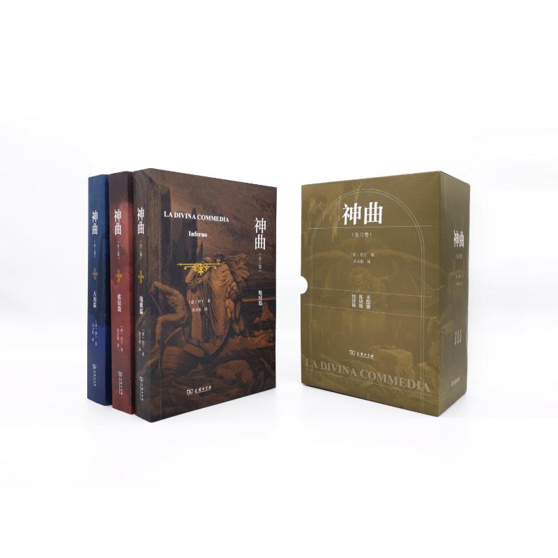 [正版]神曲(全3卷) (意)但丁 著 肖天佑 译 外国诗歌文学 书店图书籍 商务印书馆高清大图