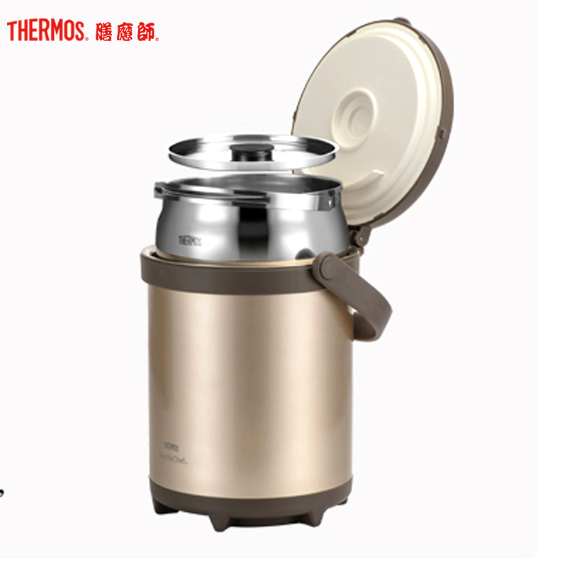 膳魔师,膳魔師(THERMO)保温提锅TCRA 6000 RPE/RPF/TCRA系列大容量家用节能汤锅 金色
