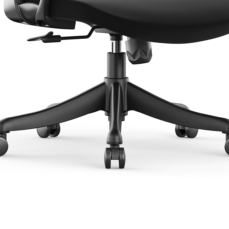 初嘉CJ-7142办公椅转椅电脑椅网布学习椅中背职员椅 黑框高清大图