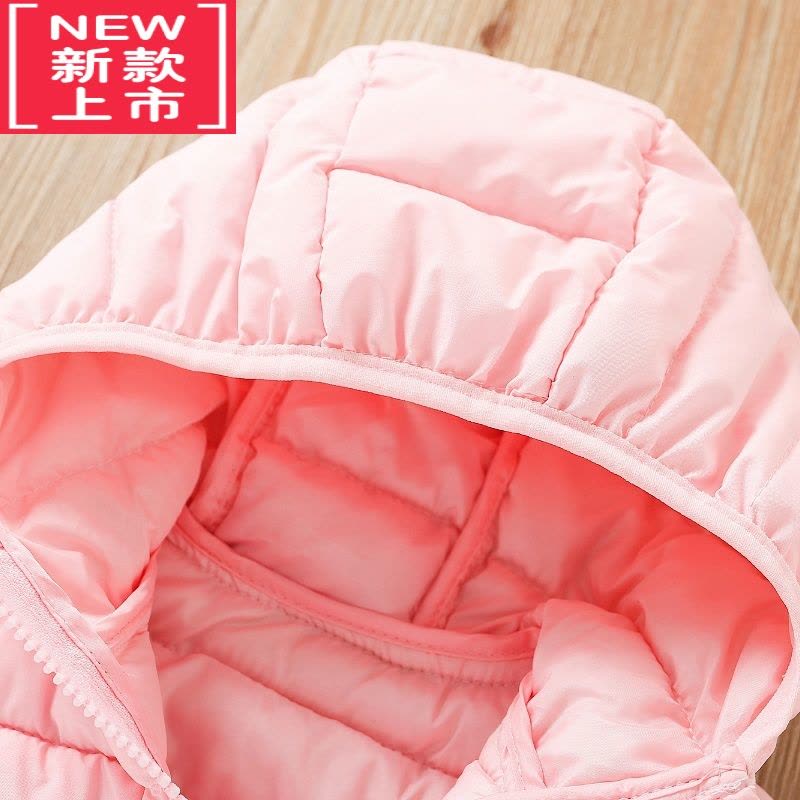 可莉允宝宝连帽棉服2022冬装新款男童女童童装儿童外套xn-0212图片