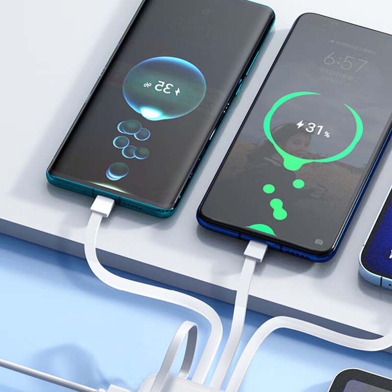 纽曼 移动电源1万毫安自带四线黑色 AL22高清大图