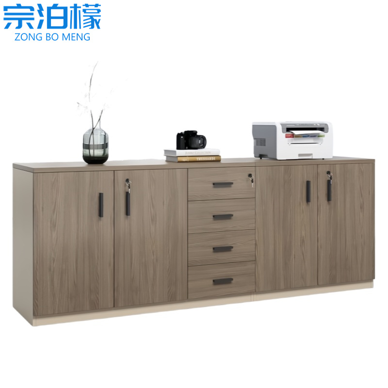 宗泊檬 资料柜四门四抽台 木质