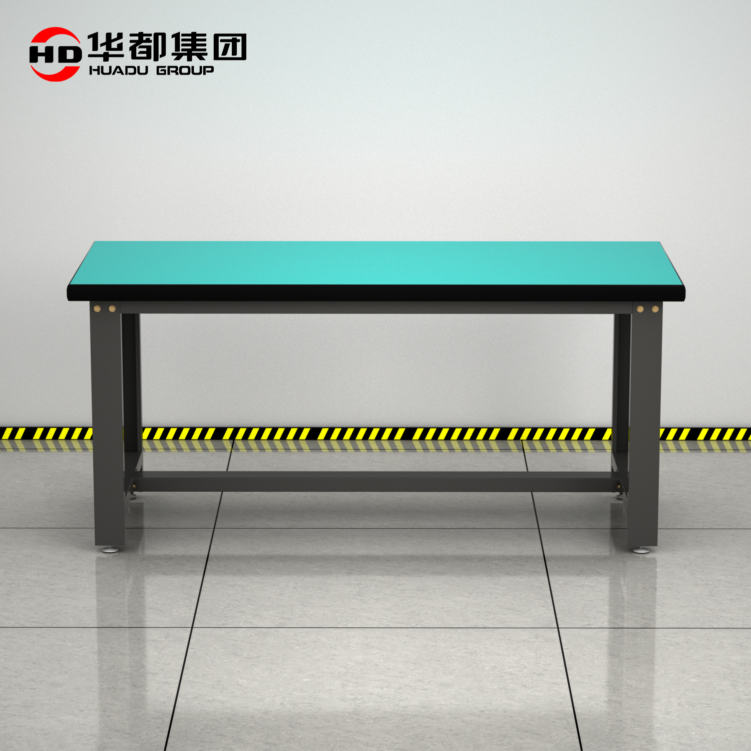 华都HDGJ-84 灰单桌2.1米重型工作台华都重型工作台操作台维修工具桌钳工办公桌五金配件桌防静电车间工厂高清大图