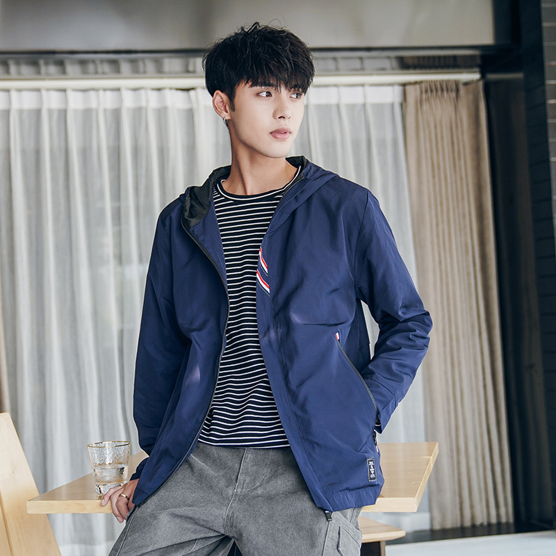 韩版男士风衣外套_男士长款过膝风衣外套