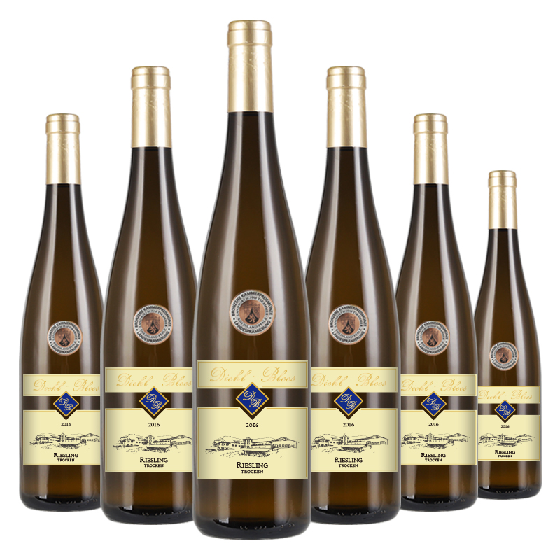 德国原瓶进口帝博利(DIEHL BLEES)葡萄酒莱茵黑森雷司令干白葡萄酒750ml*6 整箱装