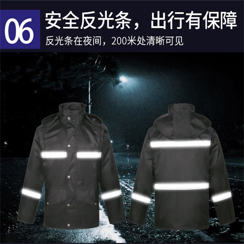 雨衣雨裤套装男士加厚防水全身摩托车电瓶车分体成人徒步骑行雨衣高清大图
