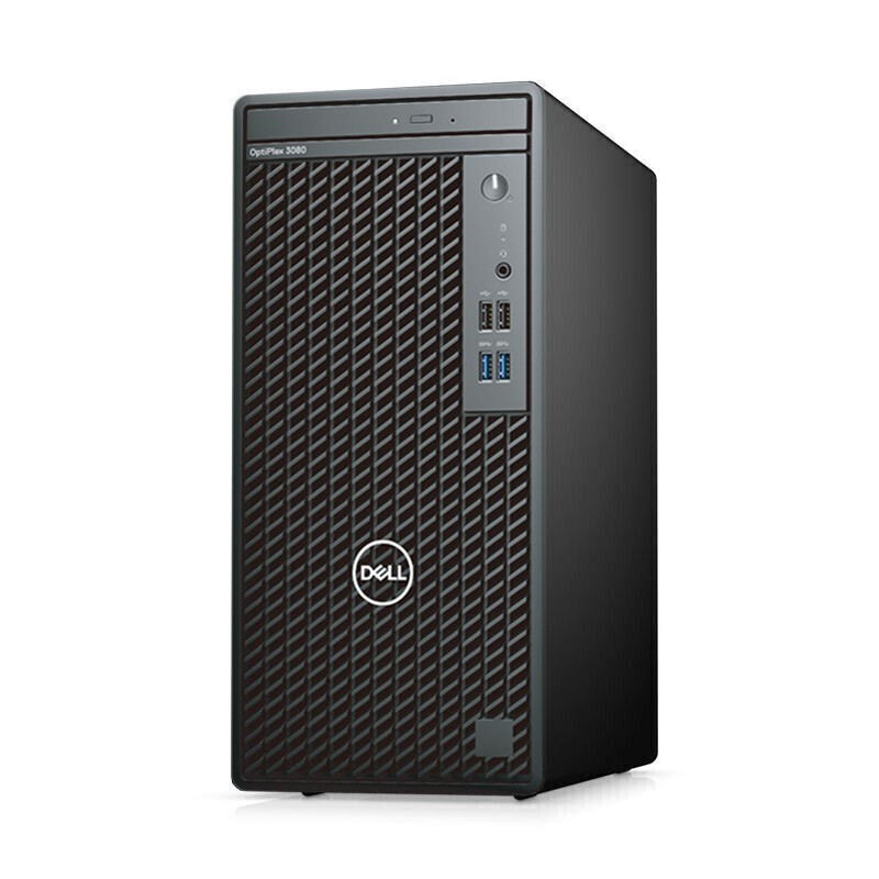 戴尔(DELL)OptiPlex3080MT 商用台式电脑主机（I3-10100 8GB 1TB 2G独显 DVD刻录 W10H）